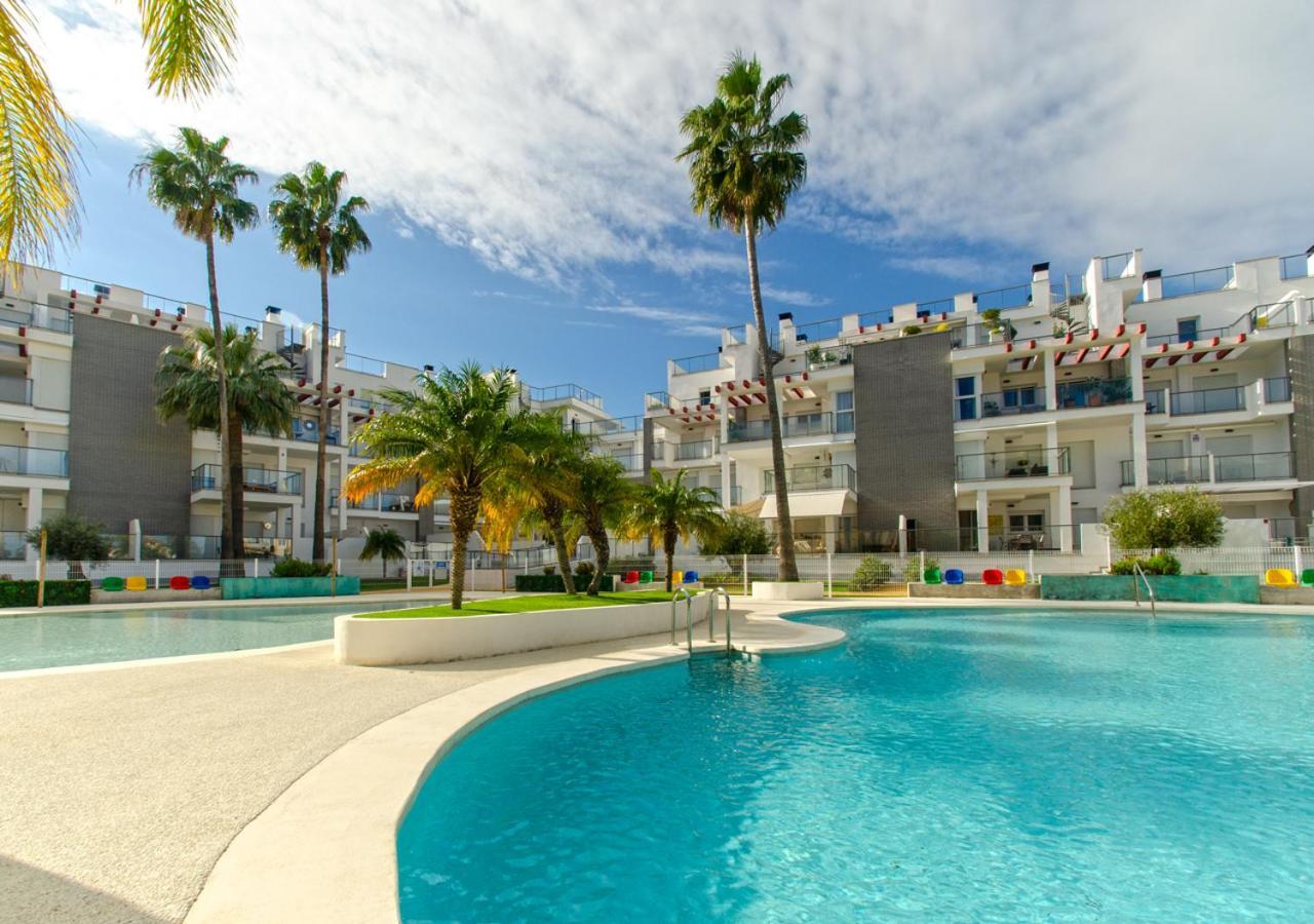 Apartamento Victoria Playa III Con Una Gran Terraza Дения Экстерьер фото