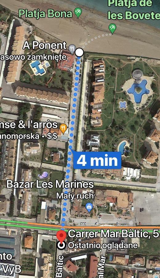 Apartamento Victoria Playa III Con Una Gran Terraza Дения Экстерьер фото